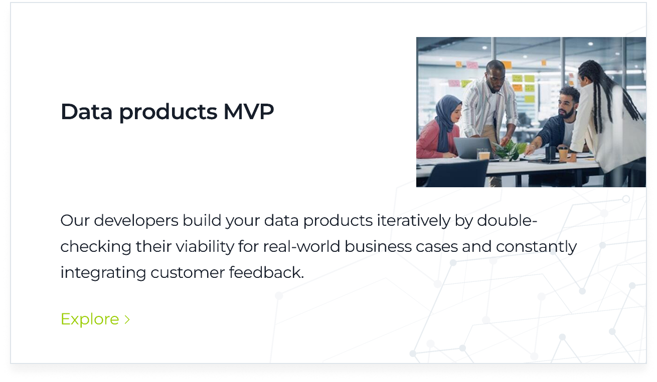 Data Products MVP