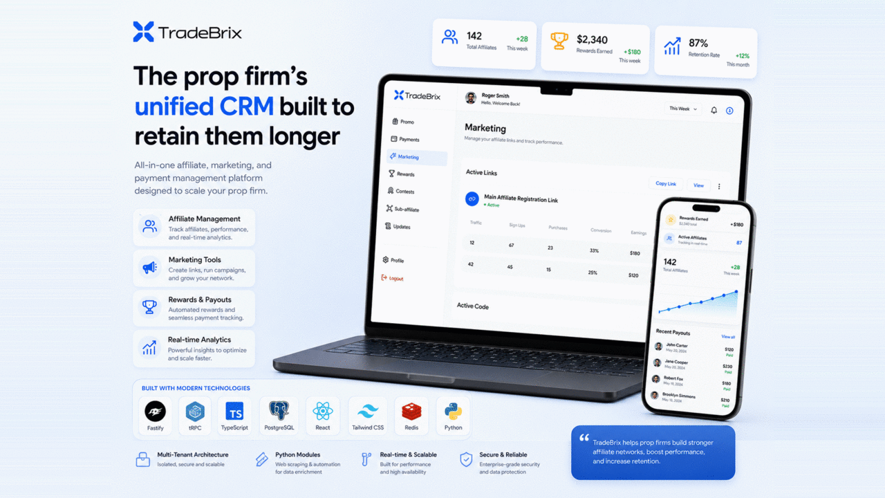 TradeBrix - Multi-Tenant Trading Platform
